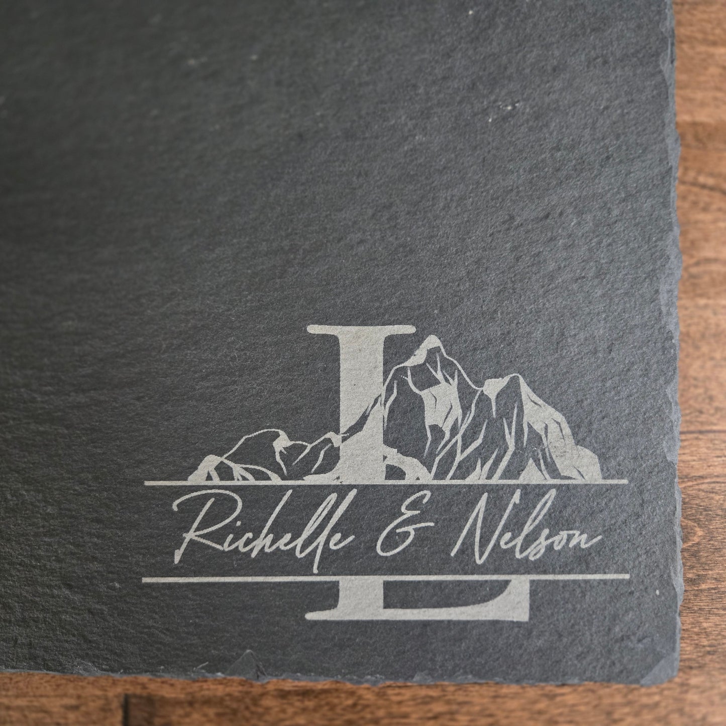 Personalized Slate Serving Set – Engraved Charcuterie Board & Accessories | Made in Edmonton