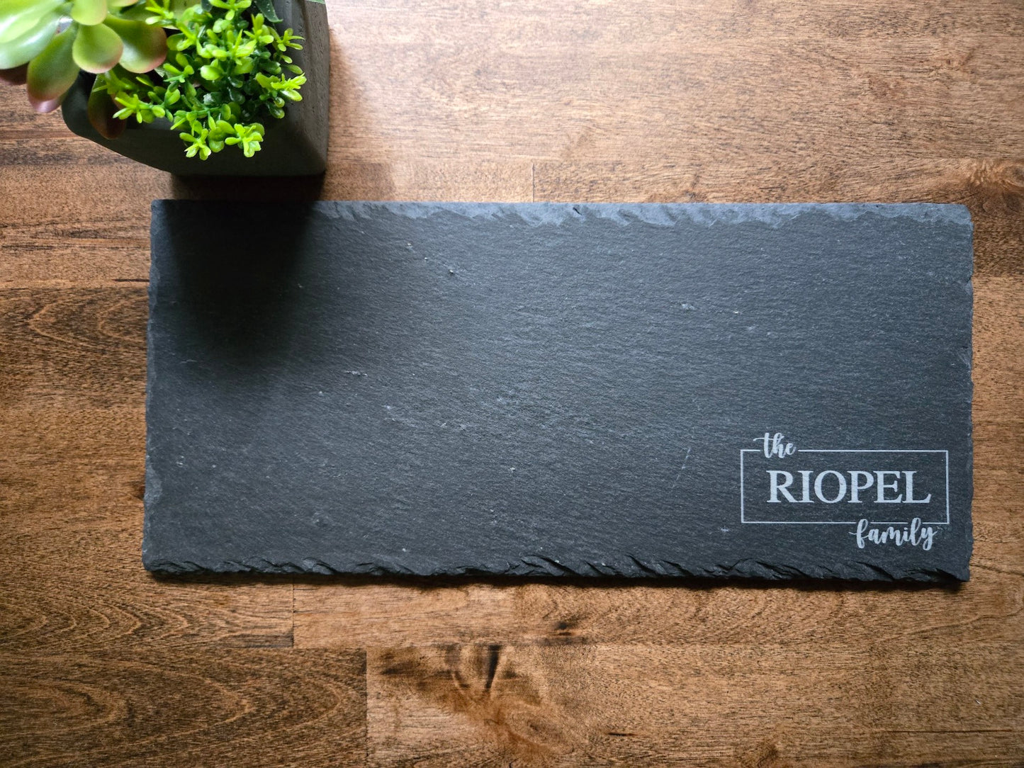 Personalized Slate Serving Set – Engraved Charcuterie Board & Accessories | Made in Edmonton