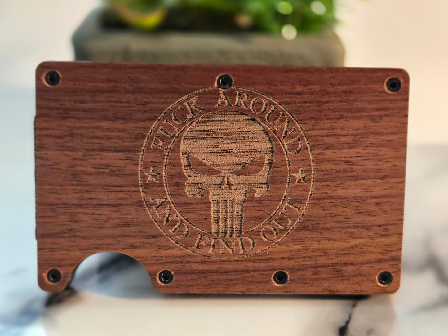 Custom Engraved RFID Wallet – Your Design, Your Way