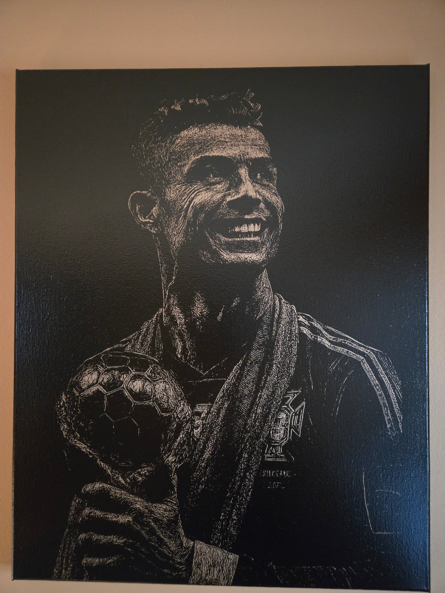 Sports Legends Engraved Canvas Wall Art – Custom Laser Etched